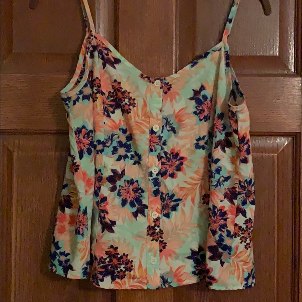 Floral tank top